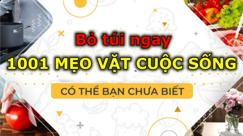 những mẹo vặt trong cuộc sống